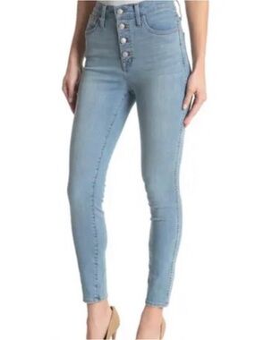 Madewell Light Blue High-Rise Skinny Jeans